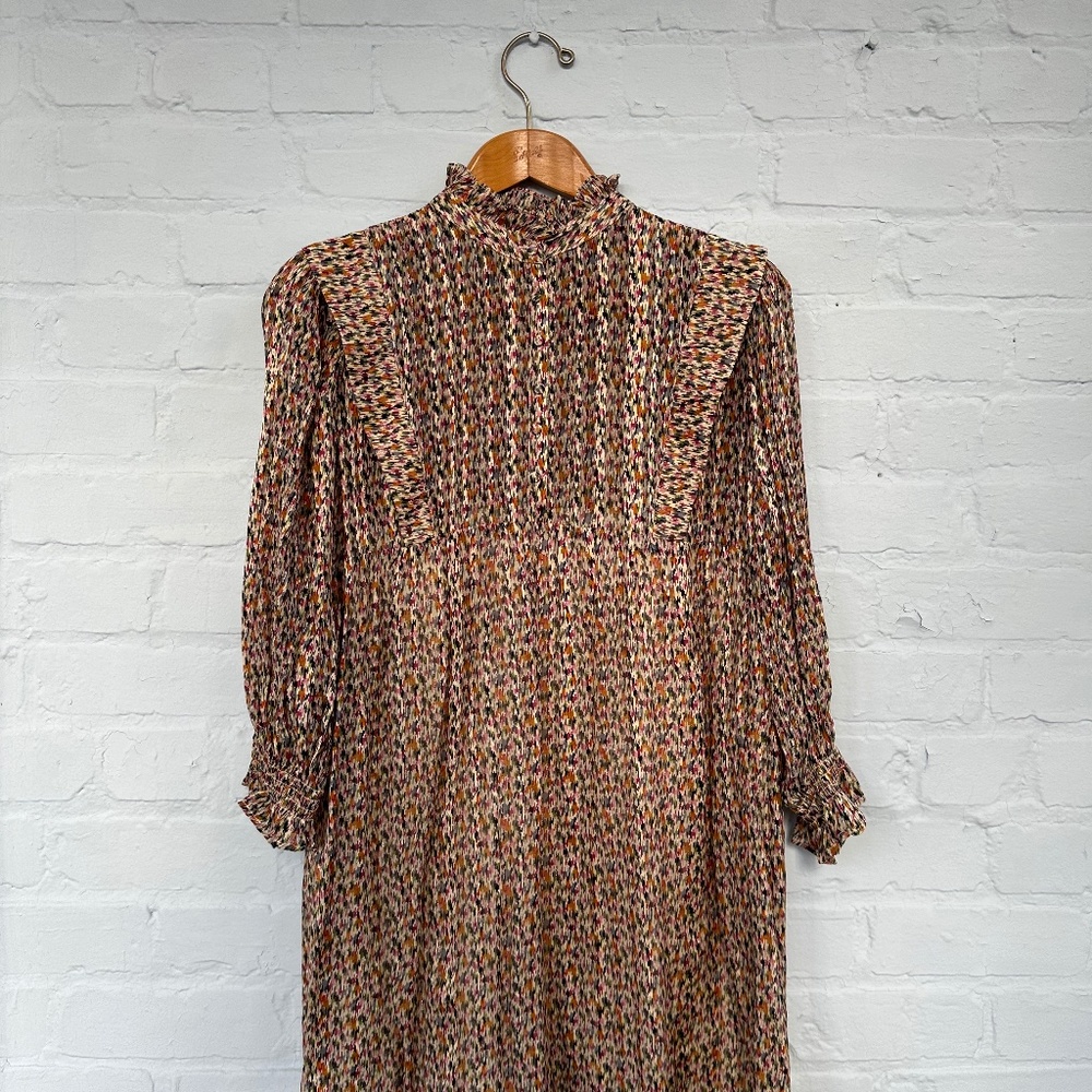 Ba&sh Deep Abstract Print Mini Dress - Small